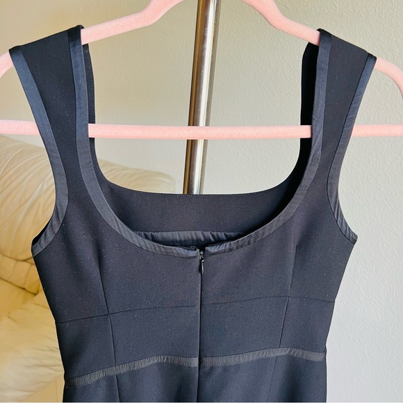 Cinq A Sept Black Willa Ruffle Hem Dress Size 4 - Picture 9 of 11